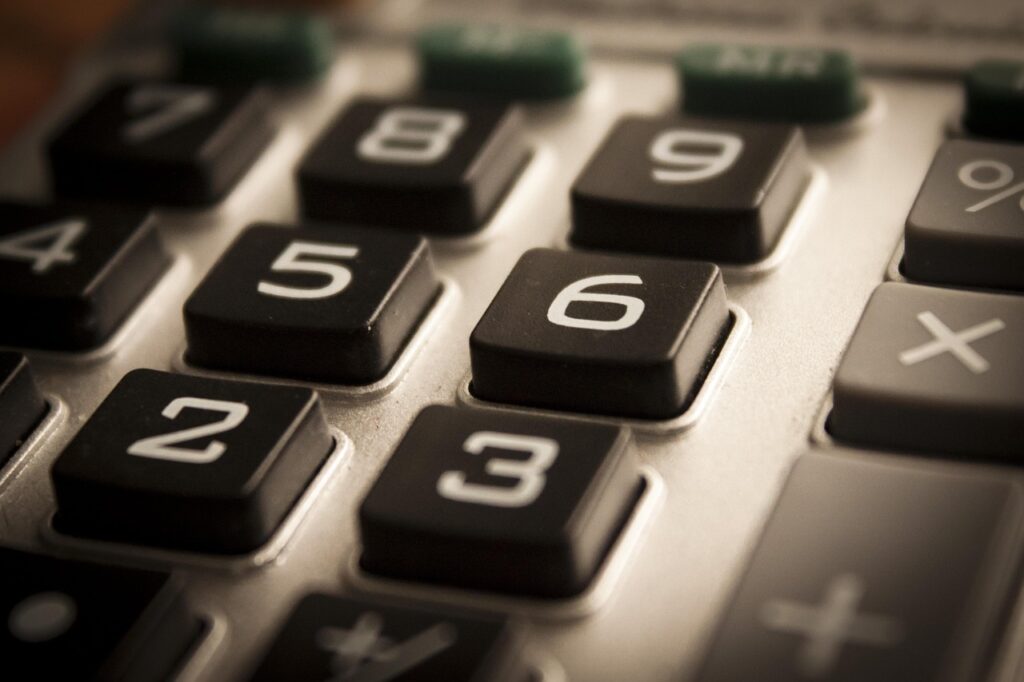 imagem de uma calculadora